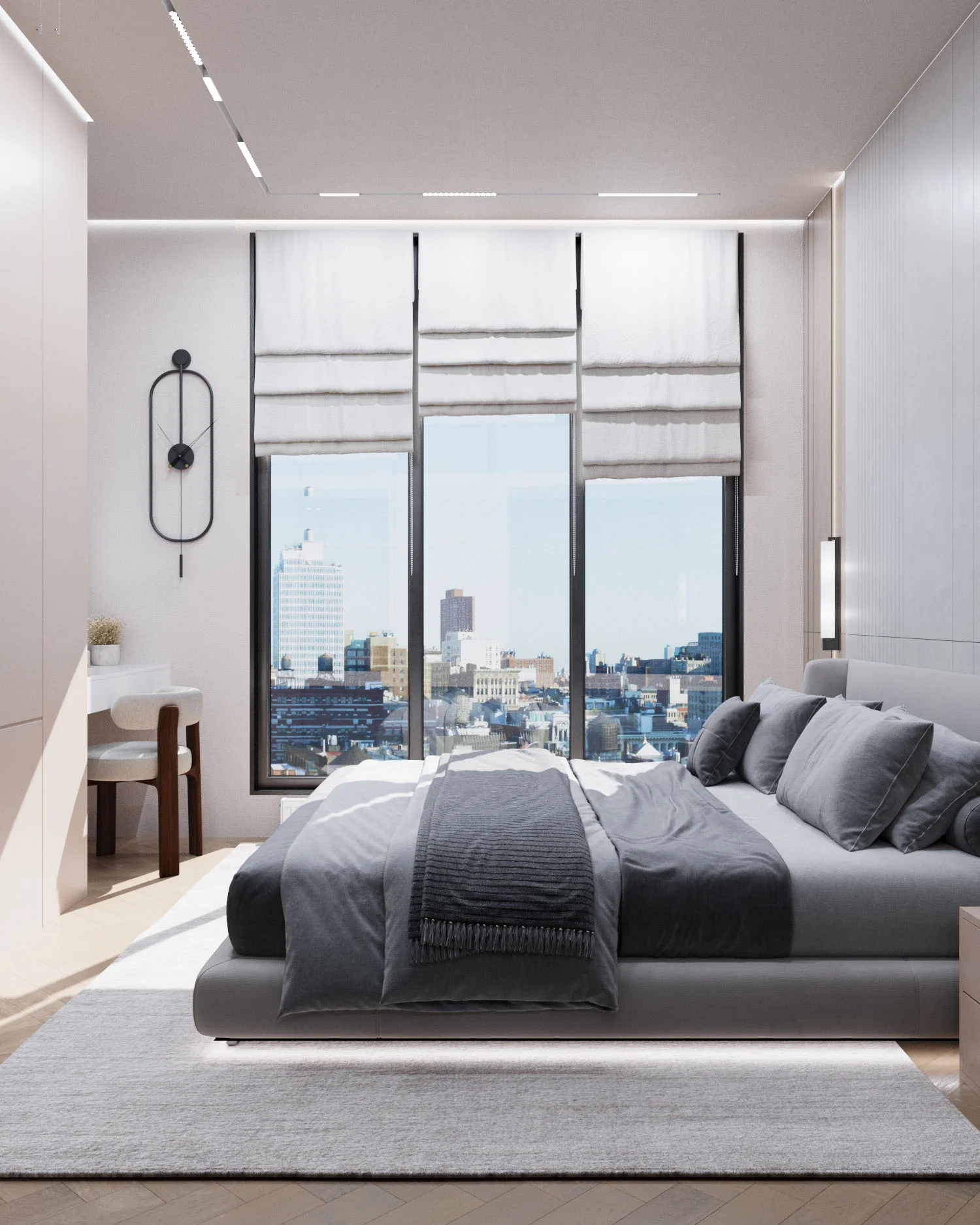 Квартира под сдачу - хай-тек - спальня 3